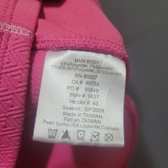 Pearl Izumi Cycling Jersey Pink M - Picture 5 of 6